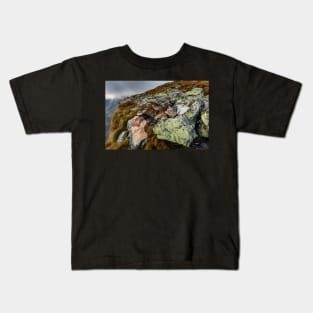 Alpine landscape with rocks Kids T-Shirt